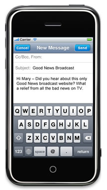 Single screen smartphone before deploying the second screen.